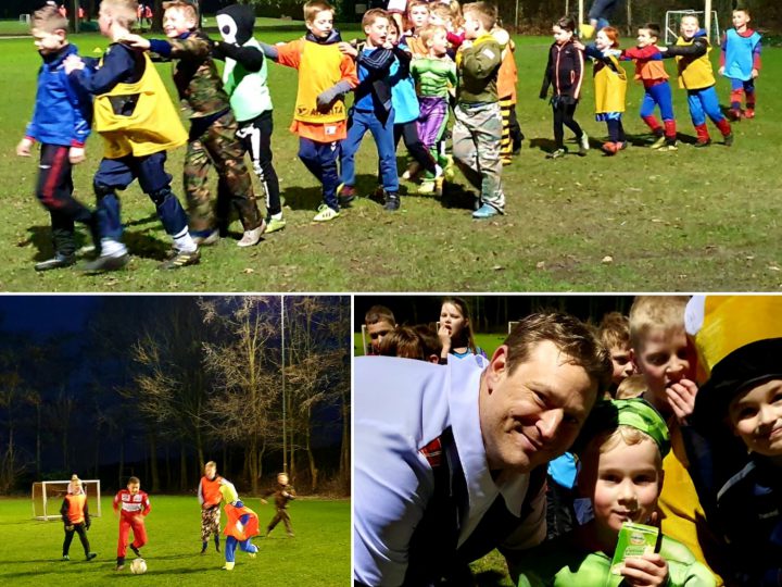 Keileutige carnavalstraining bij v.v. Blauw-Wit ’81