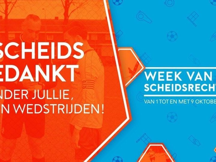 Week van de scheidsrechter! SCHEIDSRECHTERS BEDANKT!!
